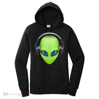 DJ Alien Headphones Women's Hoodie
