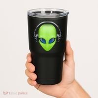 DJ Alien Headphones Tumbler thumb 2