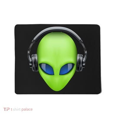 DJ Alien Headphones Mousepad