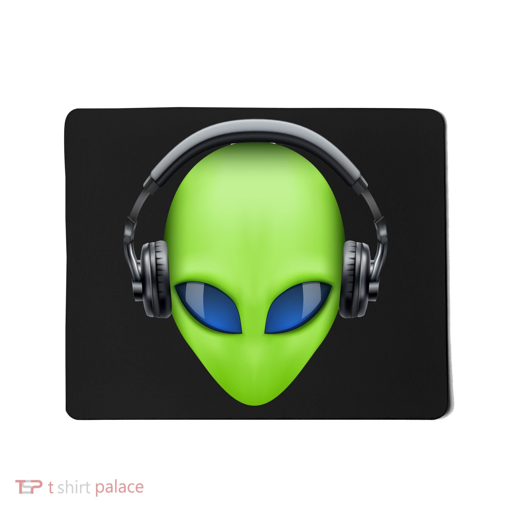 DJ Alien Headphones Mousepad