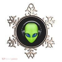 DJ Alien Headphones Ornament thumb 0
