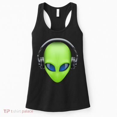 DJ Alien Headphones Women's Tank Top