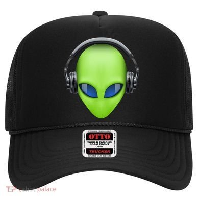 DJ Alien Headphones Hat