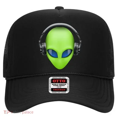 DJ Alien Headphones Hat