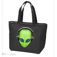 DJ Alien Headphones Tote Bag thumb 3