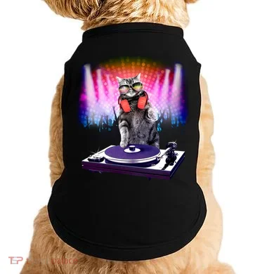 DJ Cat Turntable Mixer Doggie Tank