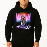 DJ Cat Turntable Mixer Hoodie thumb 2