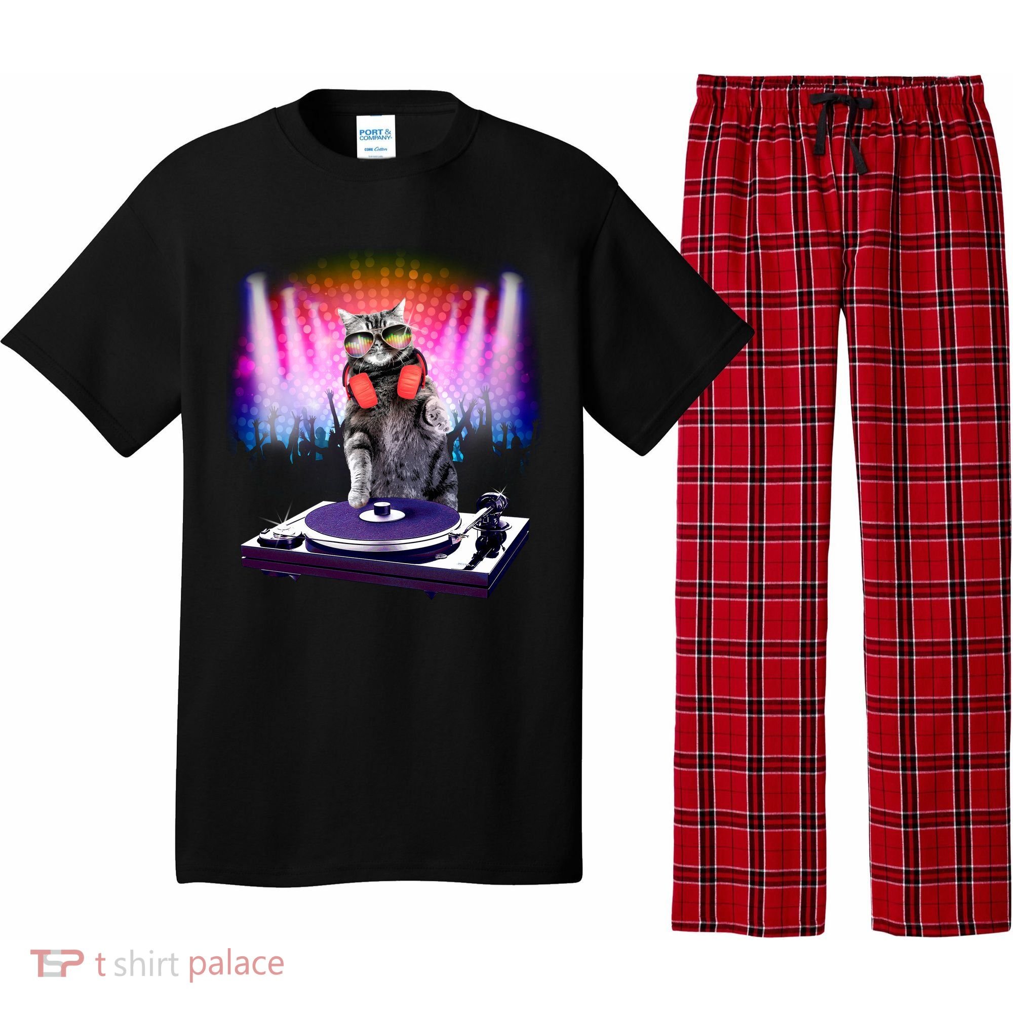 DJ Cat Turntable Mixer Pajama Set
