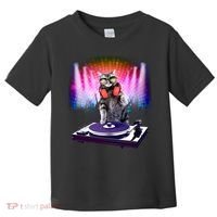 DJ Cat Turntable Mixer Toddler T-Shirt thumb 0