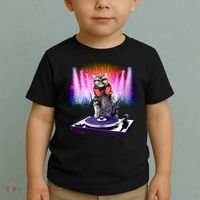 DJ Cat Turntable Mixer Toddler T-Shirt thumb 2