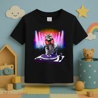 DJ Cat Turntable Mixer Toddler T-Shirt thumb 3