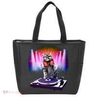 DJ Cat Turntable Mixer Tote Bag thumb 0