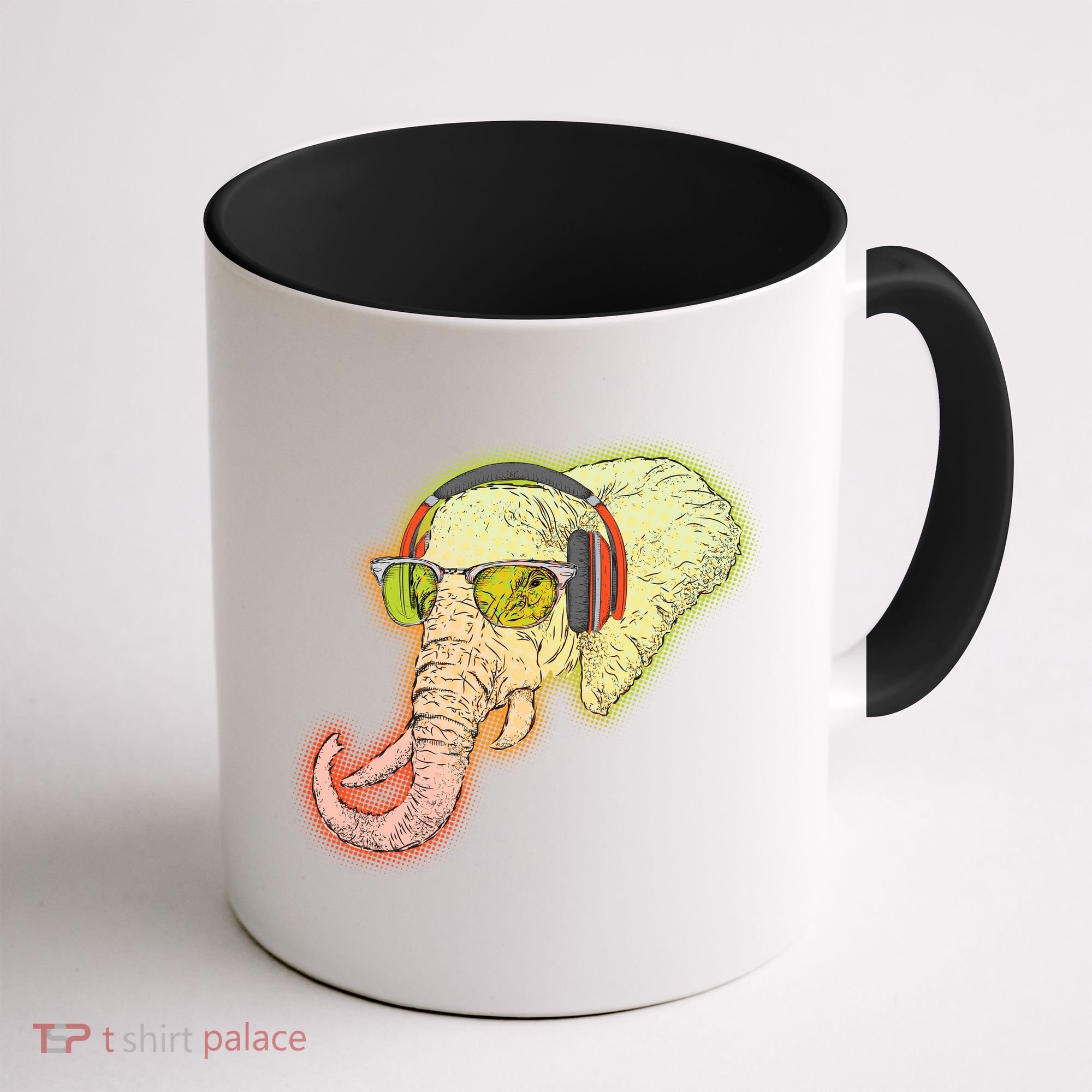 DJ Elephant Coffee Mug