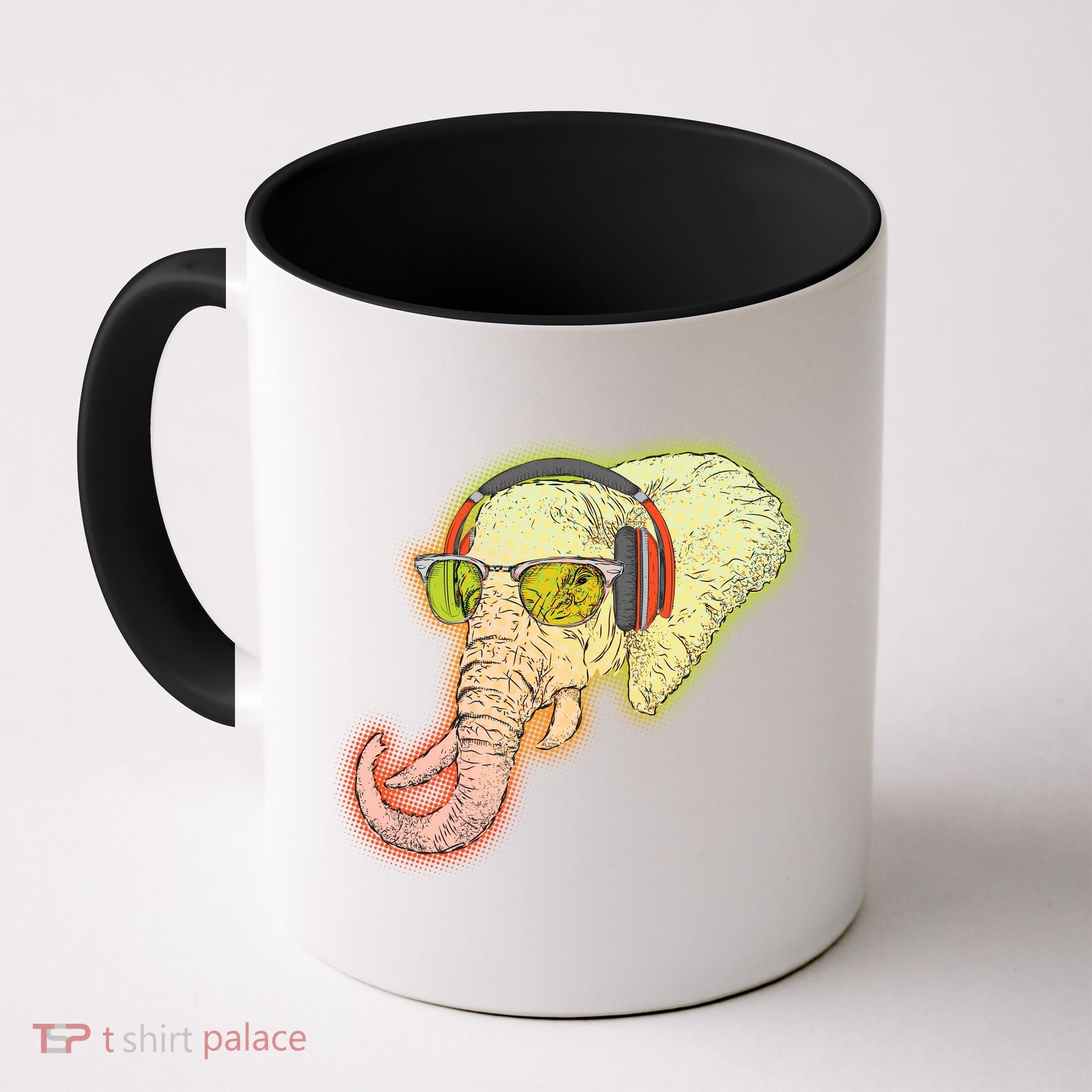 DJ Elephant Coffee Mug