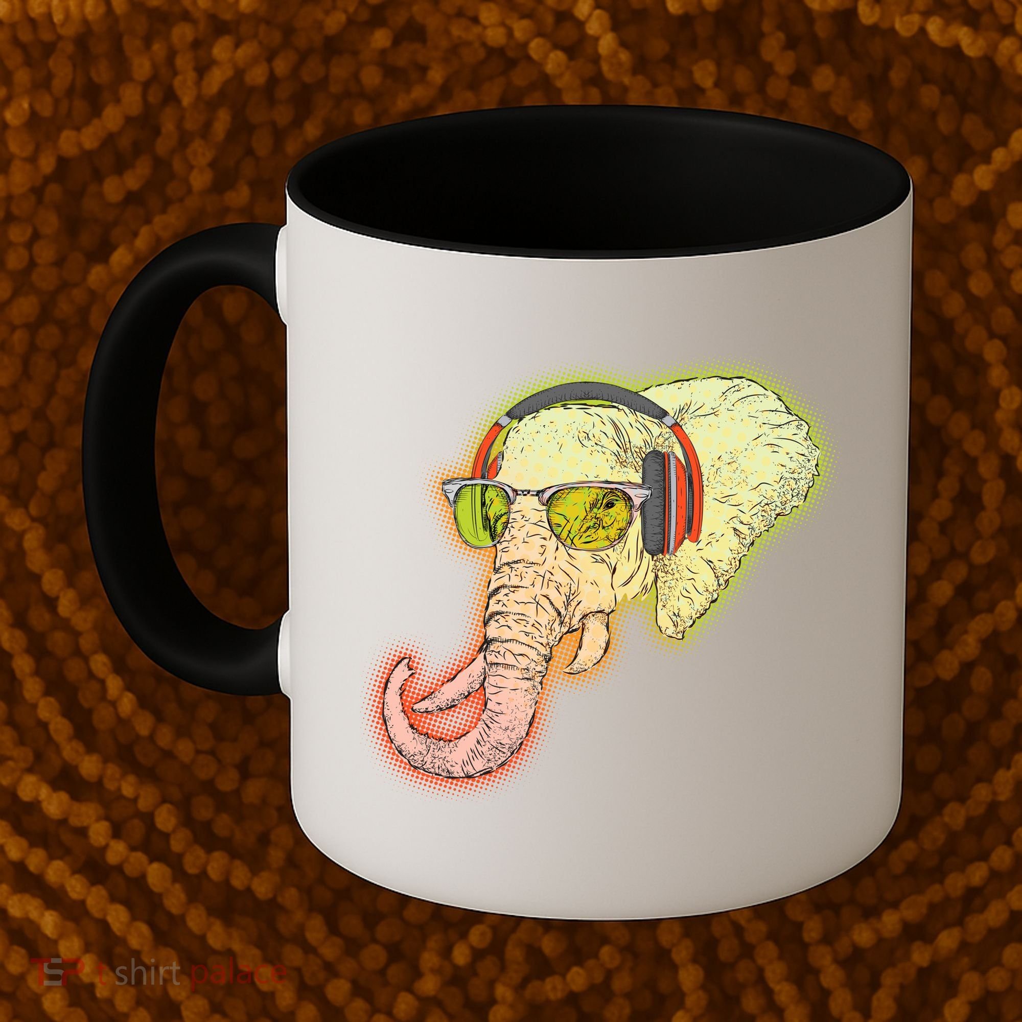 DJ Elephant Coffee Mug