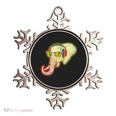 DJ Elephant Ornament