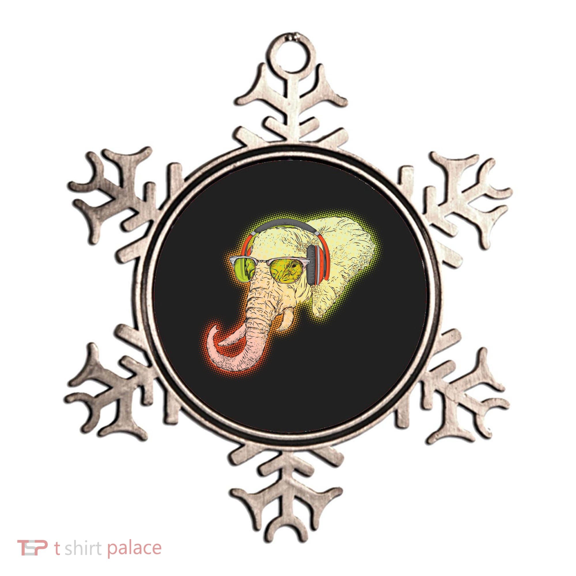 DJ Elephant Ornament