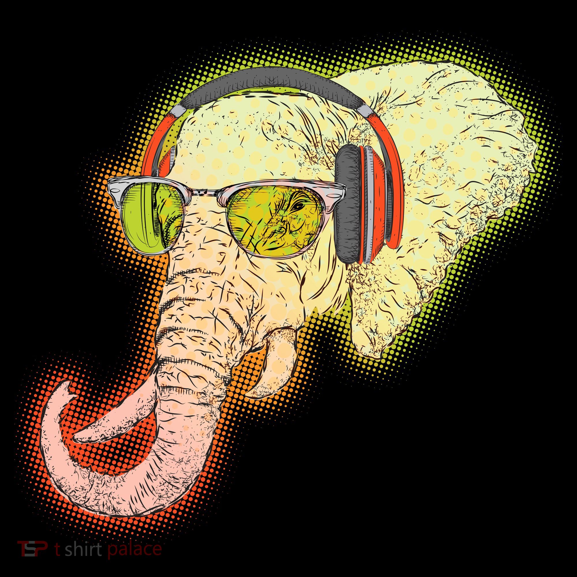 DJ Elephant Ornament