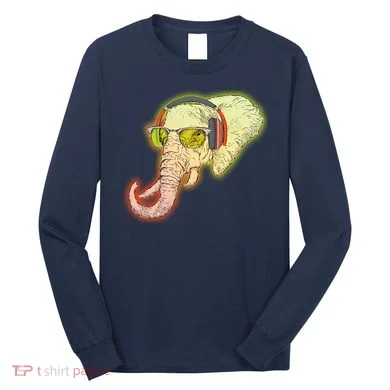 DJ Elephant Long Sleeve Shirt