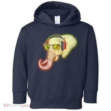 DJ Elephant Toddler Hoodie
