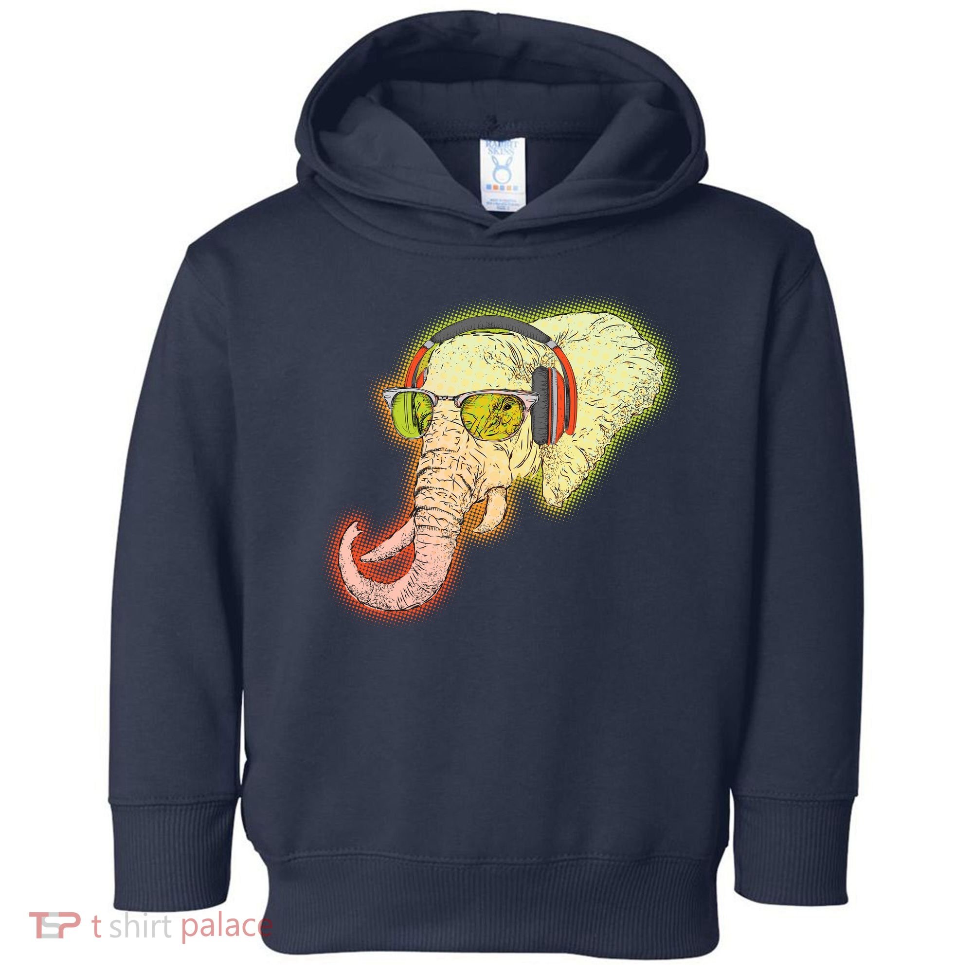 DJ Elephant Toddler Hoodie
