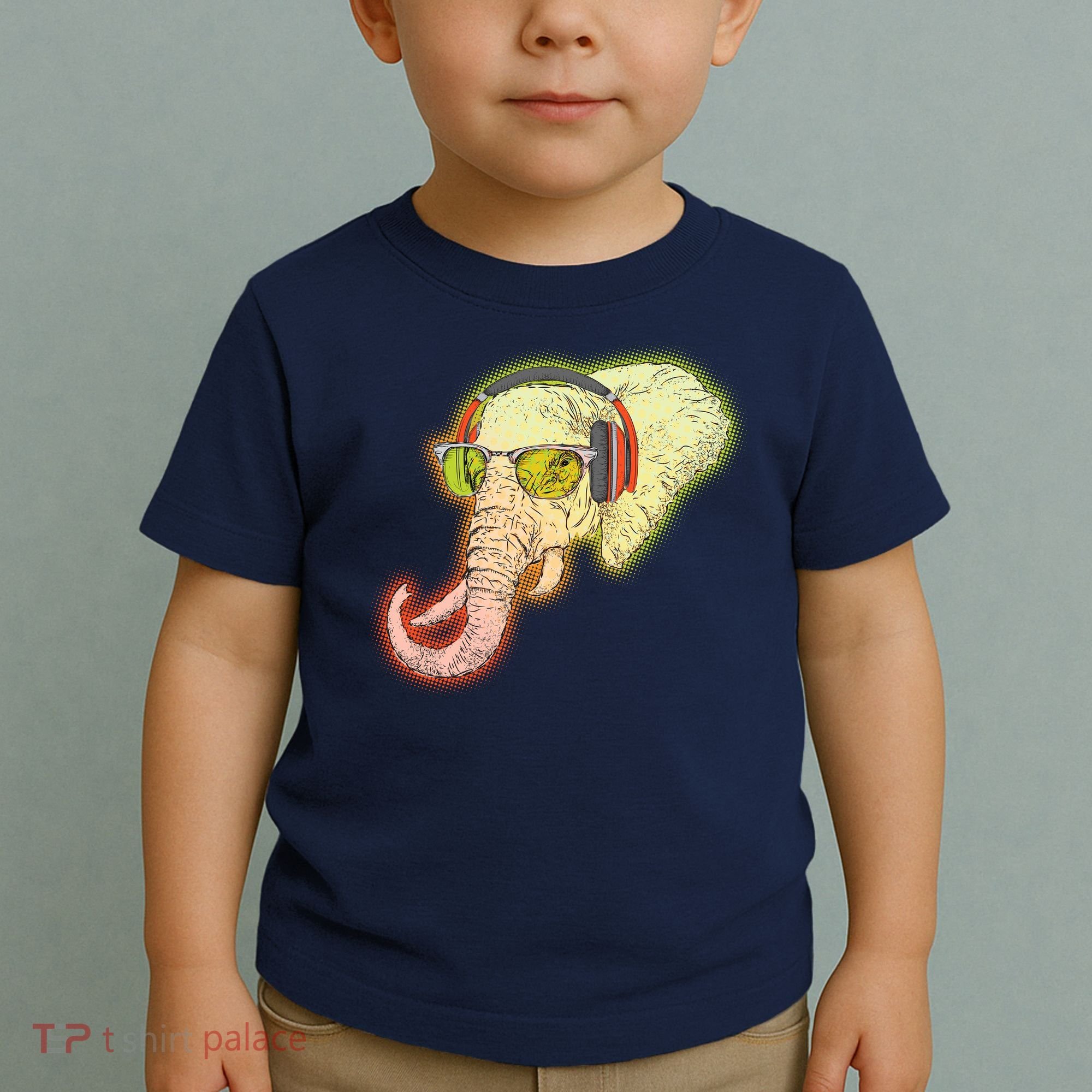 DJ Elephant Toddler T-Shirt
