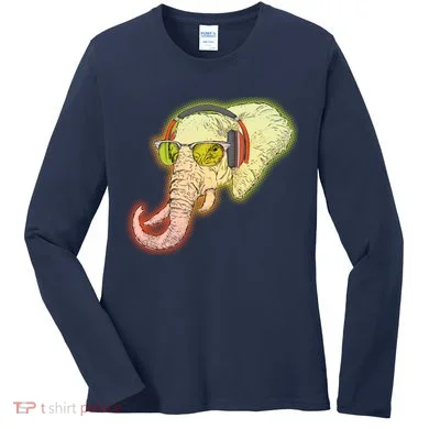 DJ Elephant Women's Long Sleeve Shirt