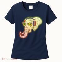 DJ Elephant Women's T-Shirt thumb 0