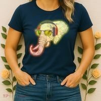 DJ Elephant Women's T-Shirt thumb 2