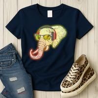 DJ Elephant Women's T-Shirt thumb 3