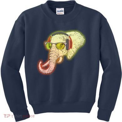 DJ Elephant Kids Sweatshirt