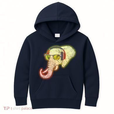 DJ Elephant Kids Hoodie