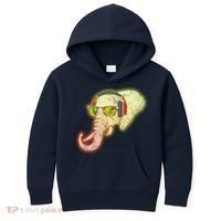 DJ Elephant Kids Hoodie thumb 0