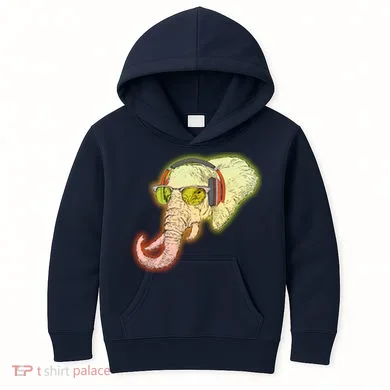 DJ Elephant Kids Hoodie