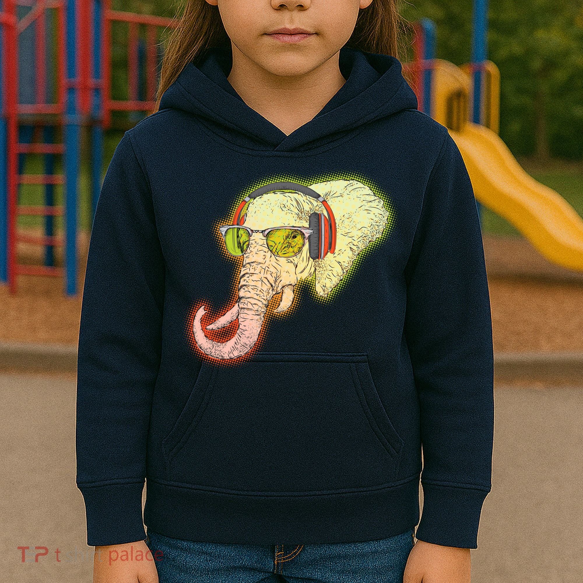 DJ Elephant Kids Hoodie
