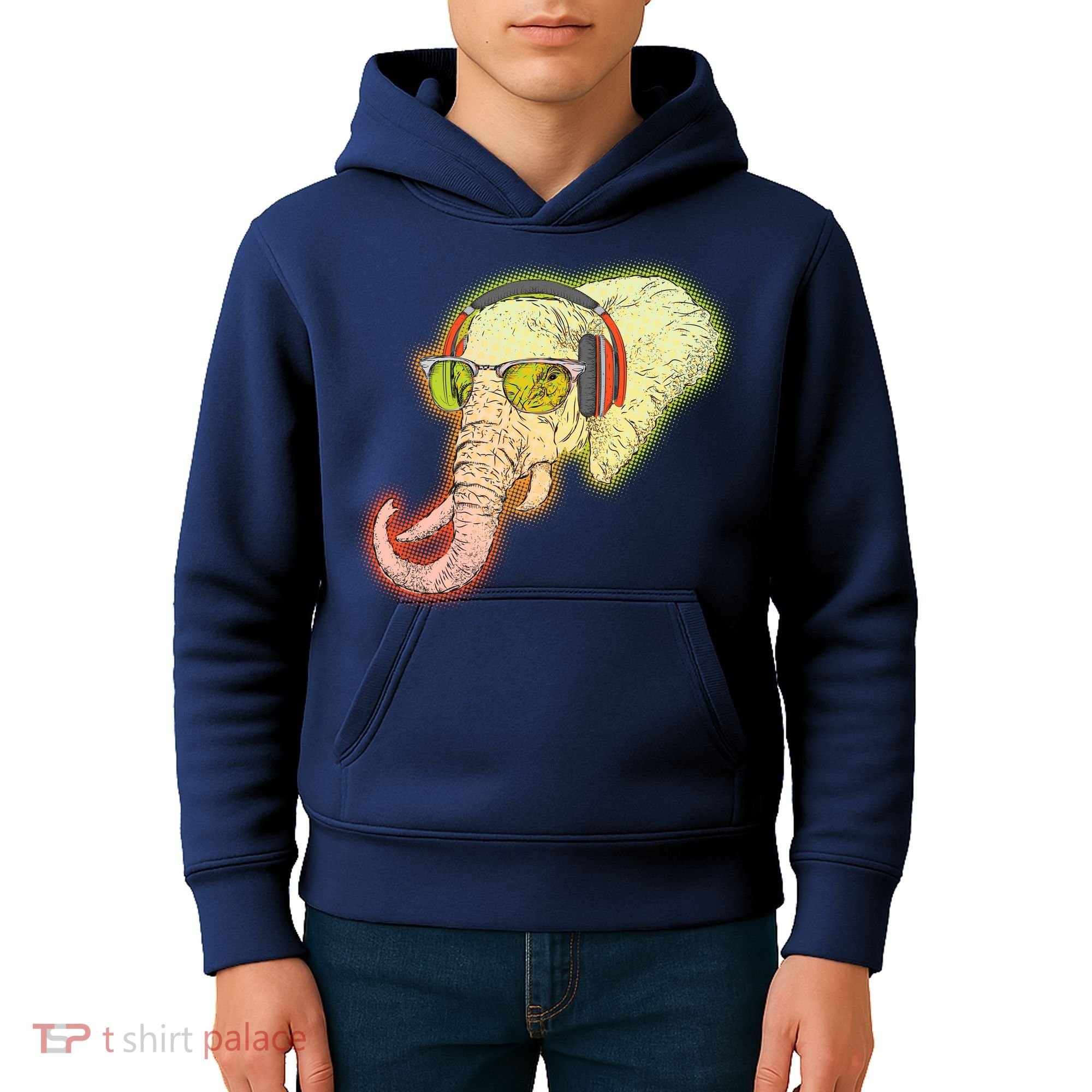 DJ Elephant Kids Hoodie