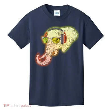 DJ Elephant Kids T-Shirt
