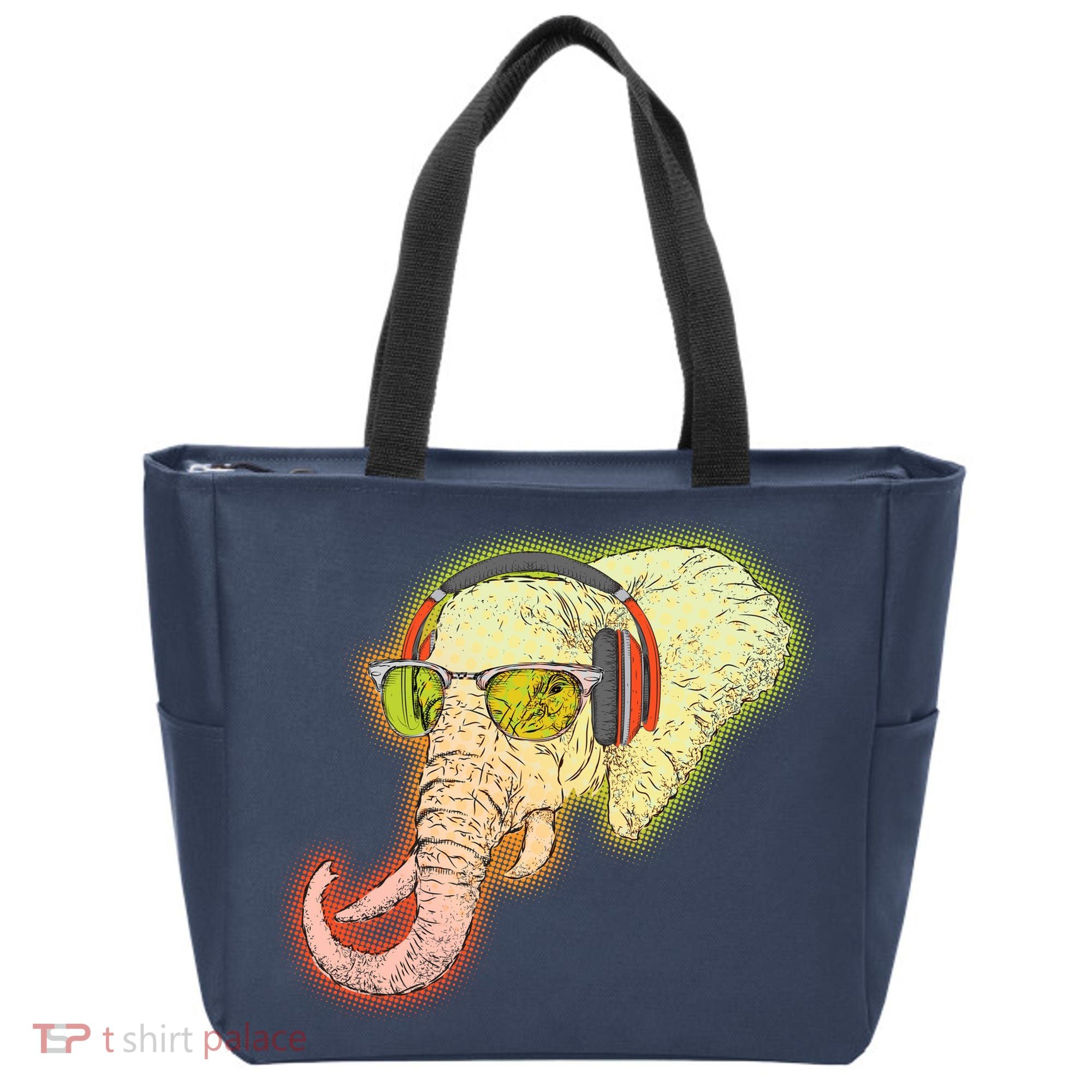DJ Elephant Tote Bag