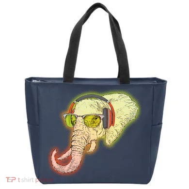 DJ Elephant Tote Bag