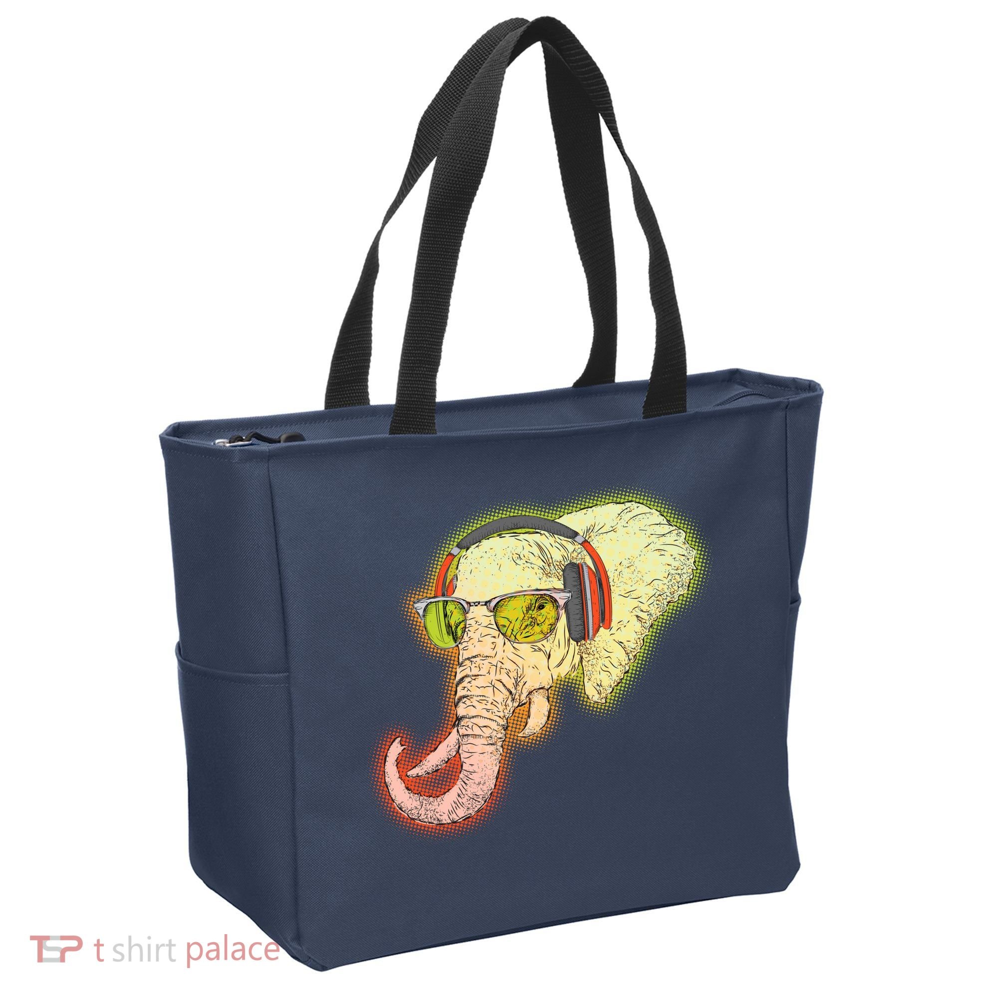 DJ Elephant Tote Bag