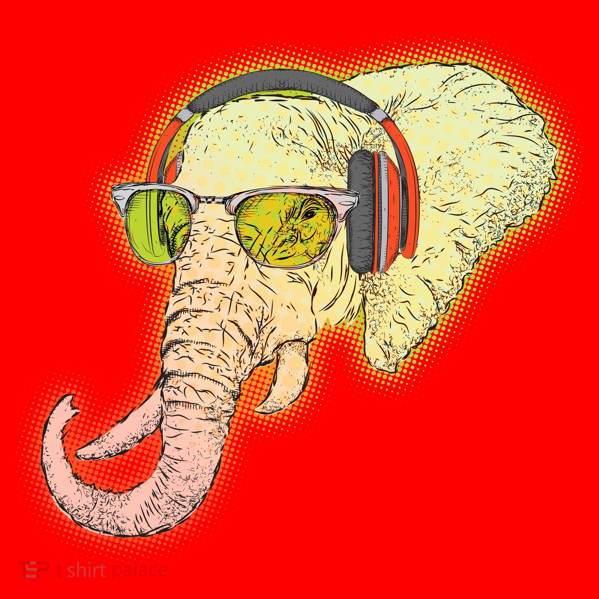 DJ Elephant Santa Hat