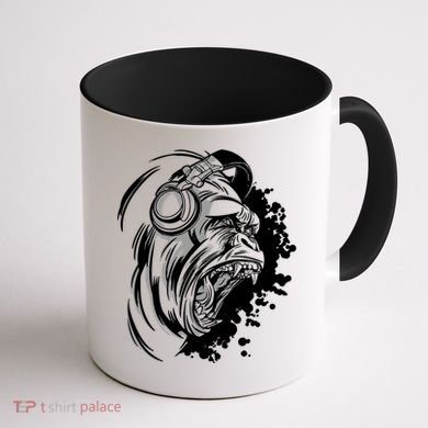 DJ Gorilla Coffee Mug back