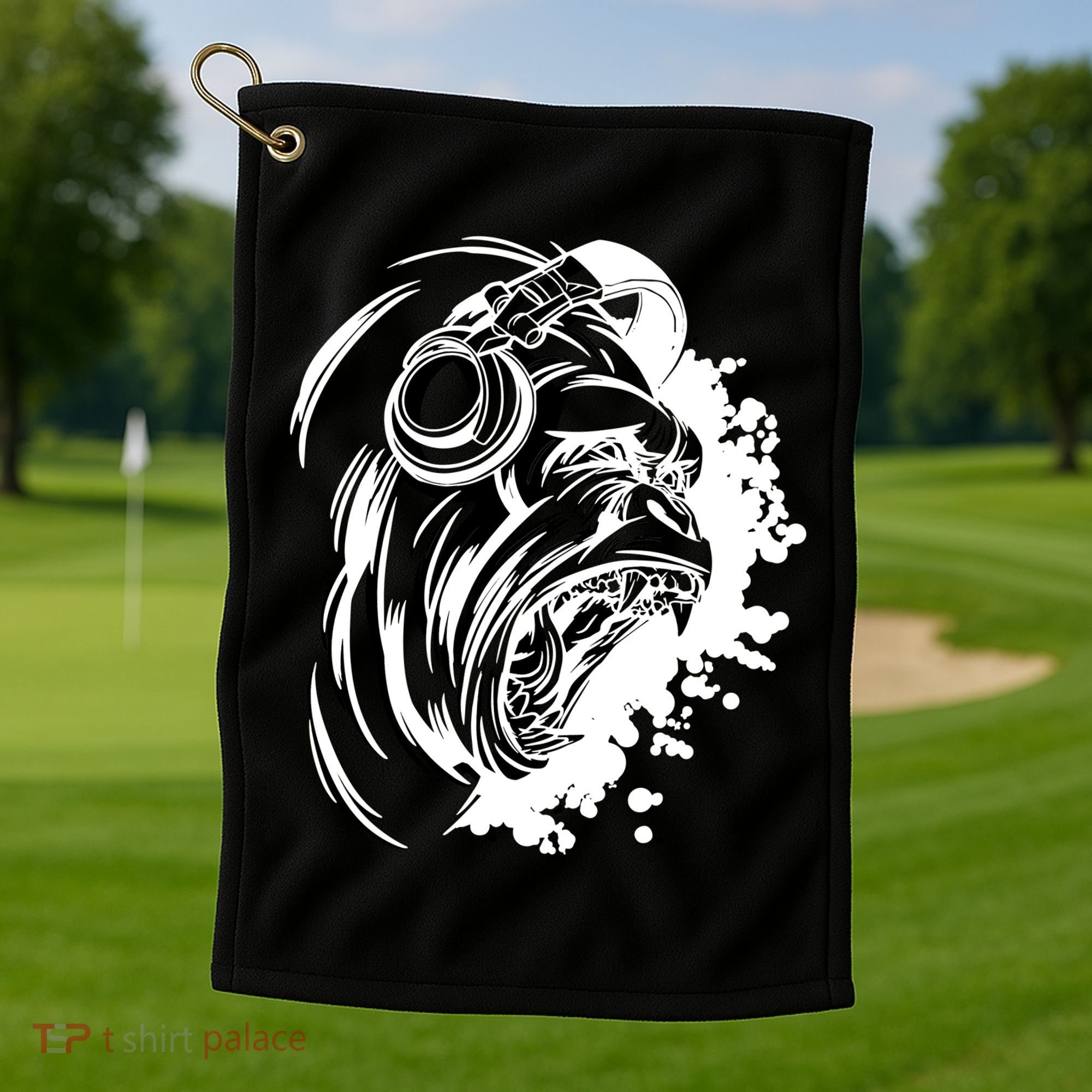 DJ Gorilla Golf Towel