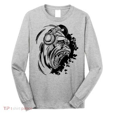 DJ Gorilla Long Sleeve Shirt