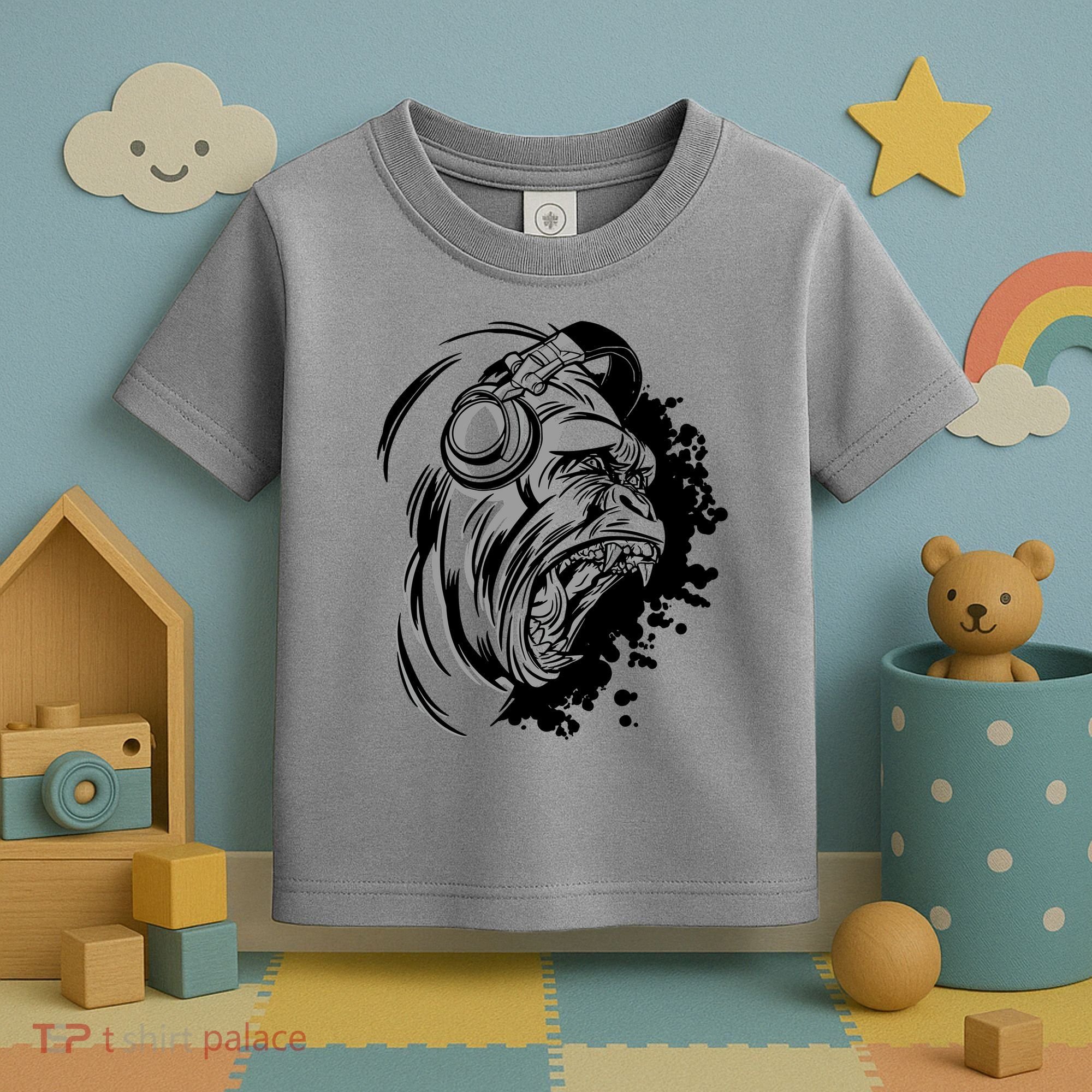 DJ Gorilla Toddler T-Shirt