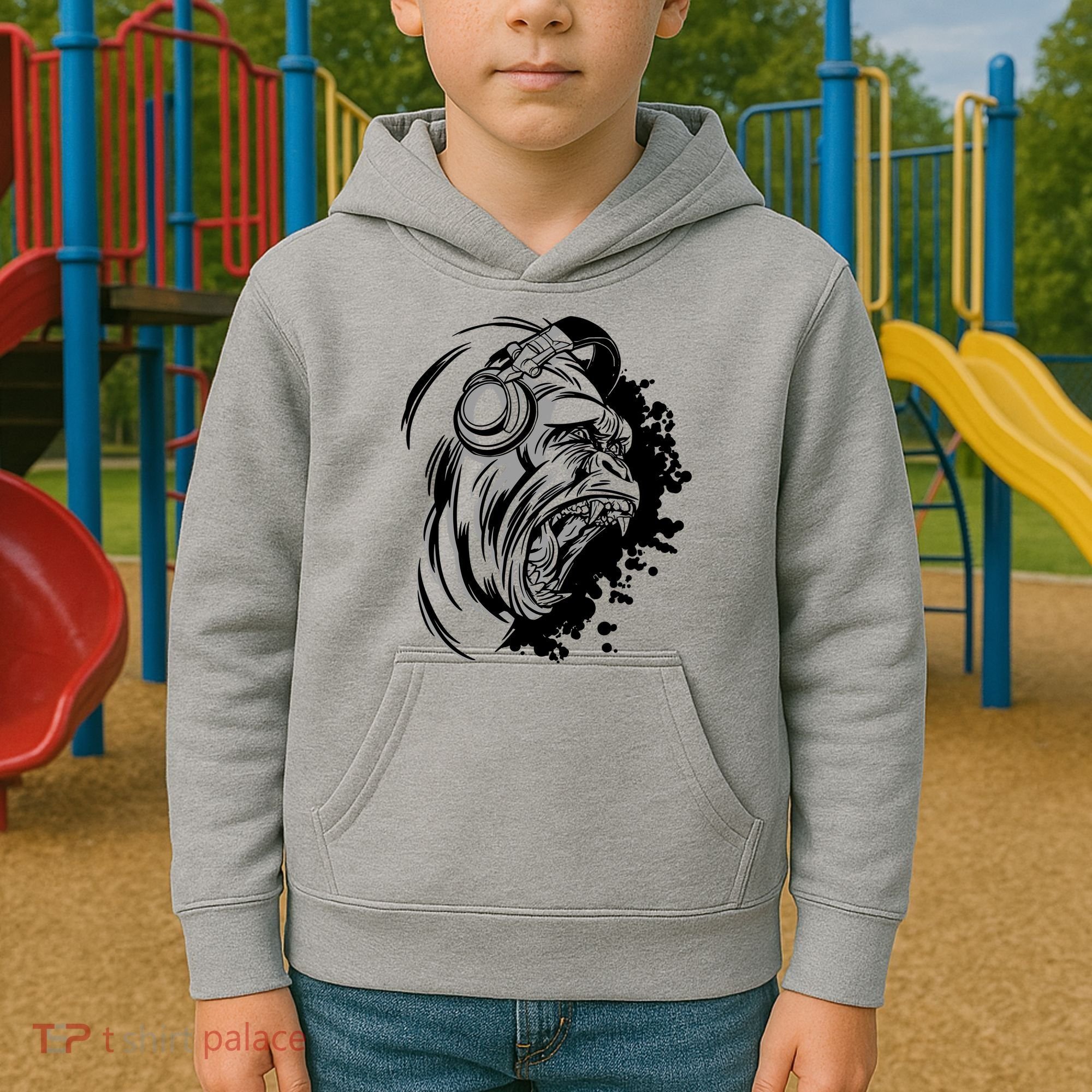 DJ Gorilla Kids Hoodie