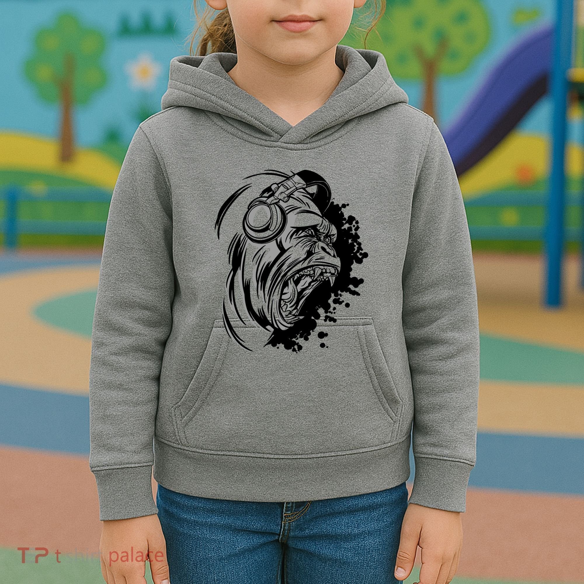 DJ Gorilla Kids Hoodie