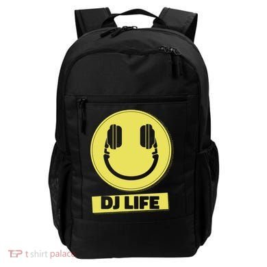 Dj Life Smiley Face Backpack