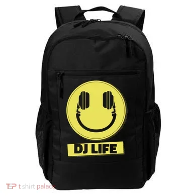 Dj Life Smiley Face Backpack