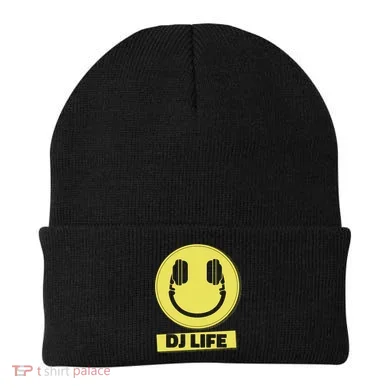 Dj Life Smiley Face Beanie